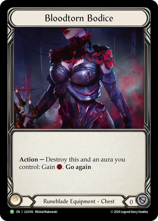 Bloodtorn Bodice [LGS316] (Promo)  Rainbow Foil | The CG Realm