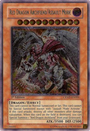 Red Dragon Archfiend/Assault Mode (UTR) (CRMS-EN004) - Crimson Crisis Unlimited