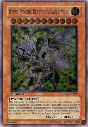 Hyper Psychic Blaster/Assault Mode (UTR) (CRMS-EN020) - Crimson Crisis Unlimited