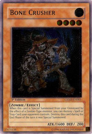 Bone Crusher (UTR) (CRMS-EN083) - Crimson Crisis Unlimited