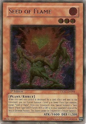 Seed of Flame (UTR) (CSOC-EN081) - Crossroads of Chaos Unlimited