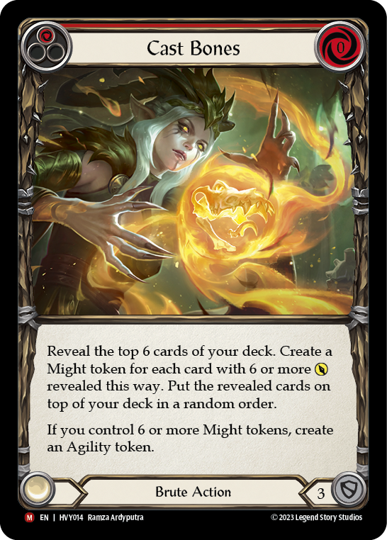 Cast Bones [HVY014] (Heavy Hitters)  Rainbow Foil | The CG Realm