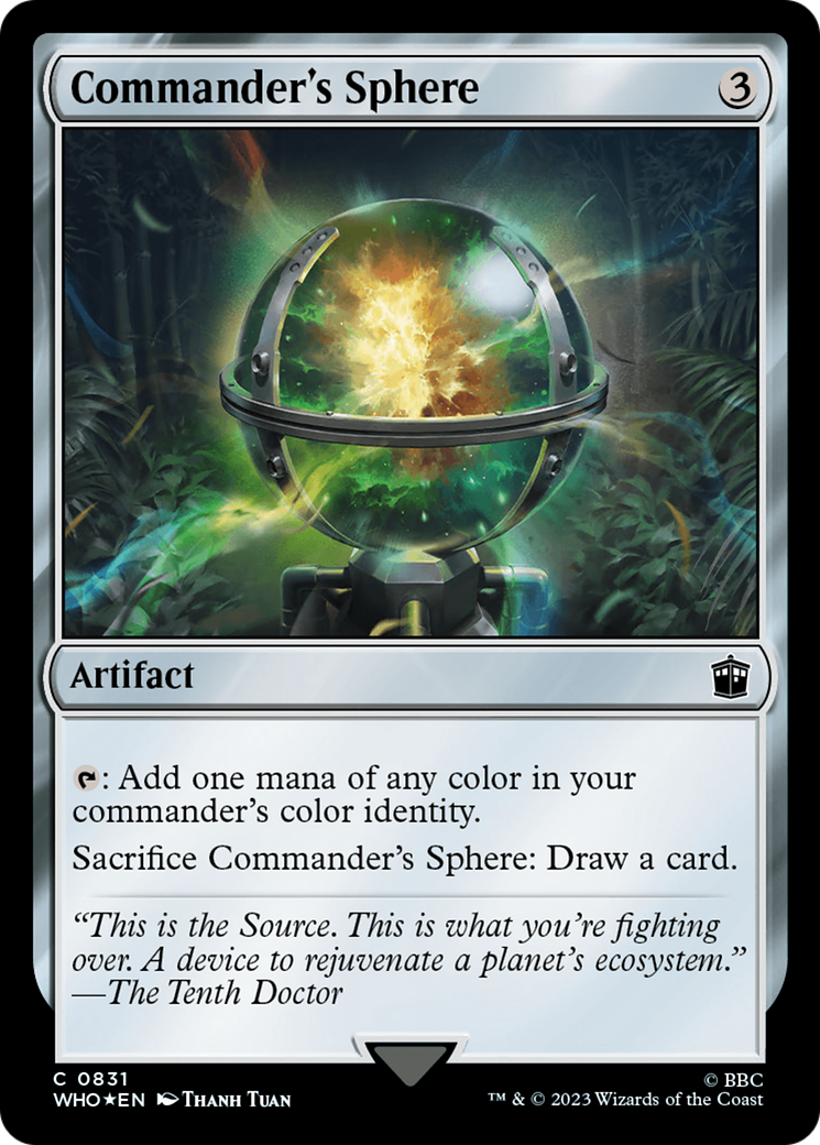 Commander's Sphere (Surge Foil) [Doctor Who] | The CG Realm