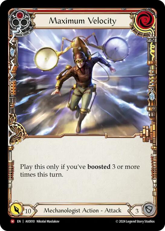 Maximum Velocity (Red) [AIO010] (Armory Deck: Dash) | The CG Realm