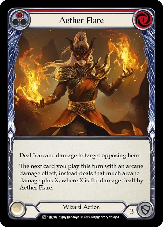 Aether Flare (Red) [1HK007] (Historic Pack 1 Blitz Deck: Kano) | The CG Realm