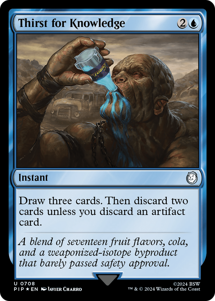 Thirst for Knowledge (Surge Foil) [Fallout] | The CG Realm