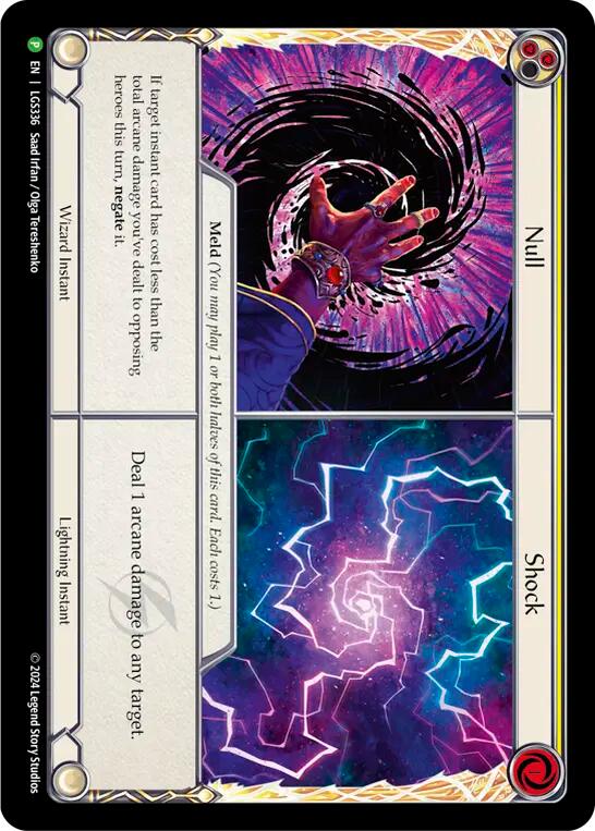 Null // Shock [LGS336] (Promo)  Cold Foil | The CG Realm