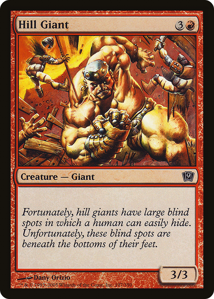 Hill Giant (9ED-197) - 9th Edition