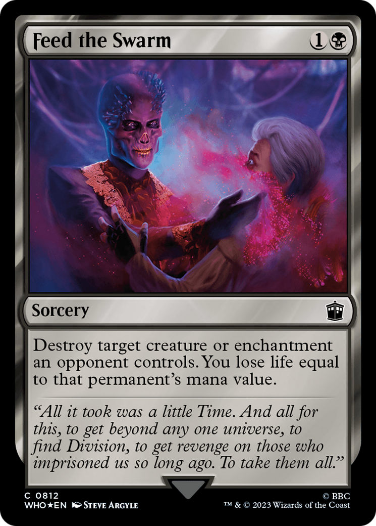 Feed the Swarm (Surge Foil) [Doctor Who] | The CG Realm