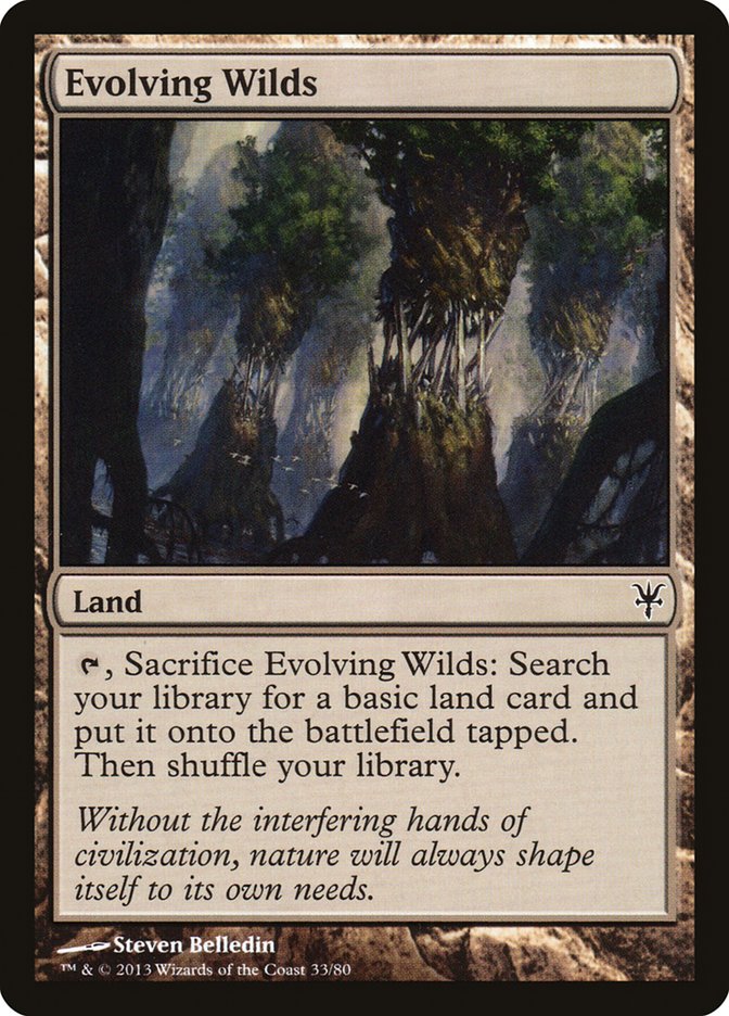 Evolving Wilds (DDK-033) - Duel Decks: Sorin vs. Tibalt