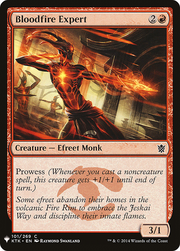 Bloodfire Expert (LIST-KTK-101) - The List