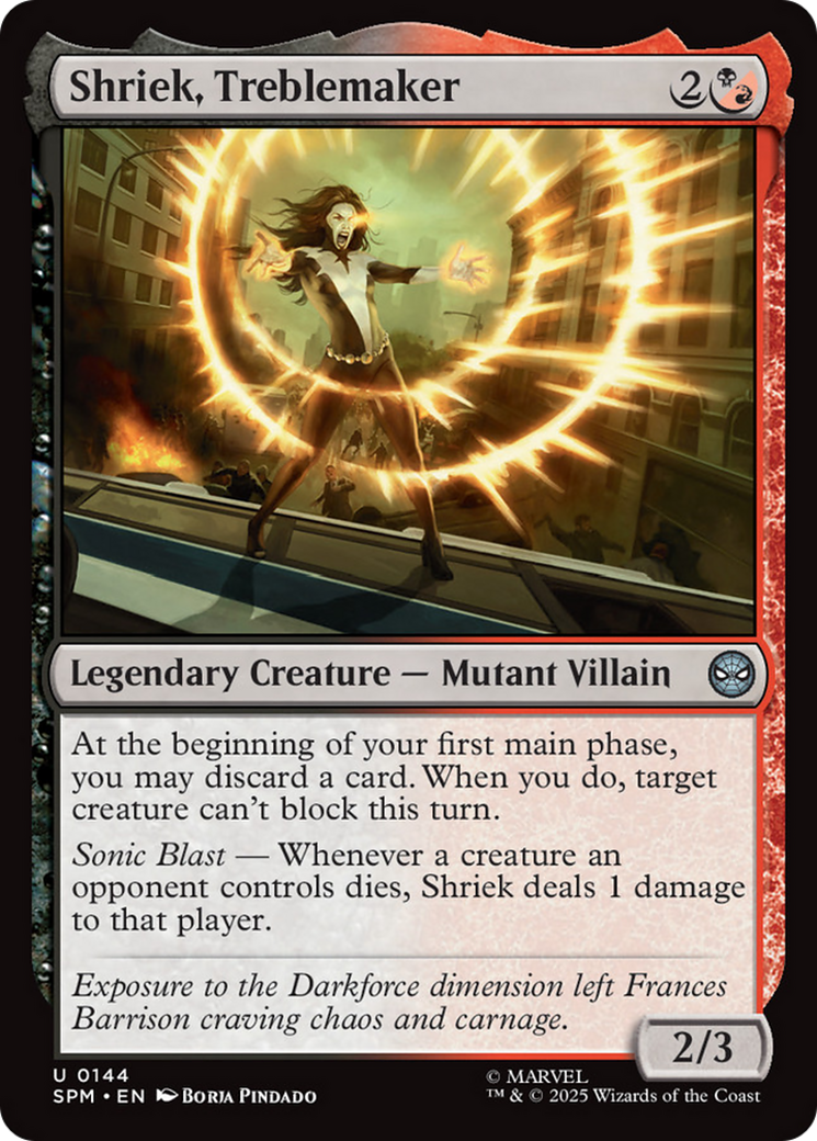 Shriek, Treblemaker [Marvel's Spider-Man] | The CG Realm