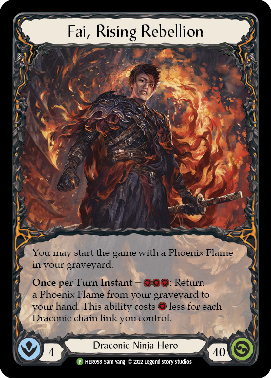 Fai, Rising Rebellion [HER058] (Promo)  Cold Foil | The CG Realm