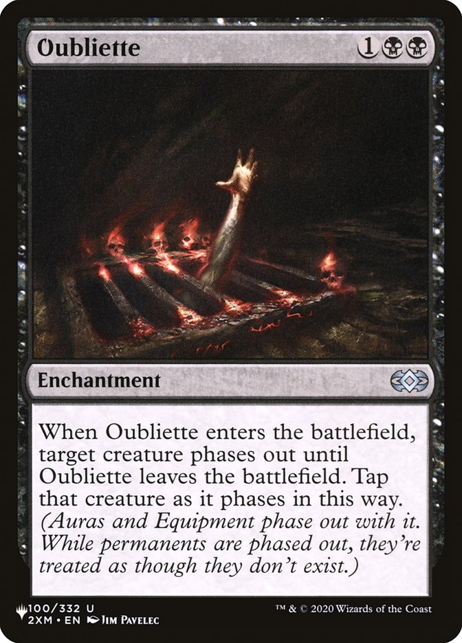 Oubliette [The List] | The CG Realm