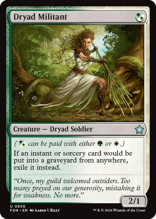 Dryad Militant (FDN-656) - Foundations