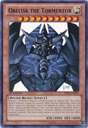 Obelisk the Tormentor (BP01-EN021) - Battle Pack: Epic Dawn Unlimited