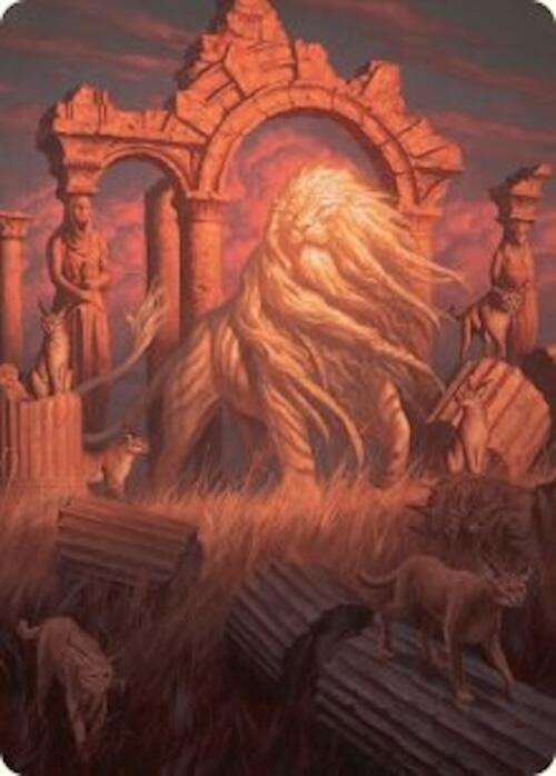 Arahbo, the First Fang Art Card (26/54) [Foundations Art Series] | The CG Realm