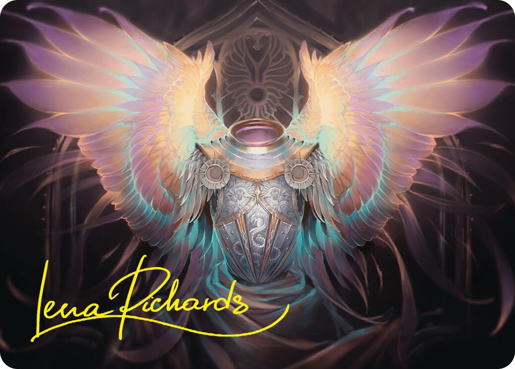 Celestial Armor Art Card (2/54) (Gold-Stamped Signature) [Foundations Art Series] | The CG Realm