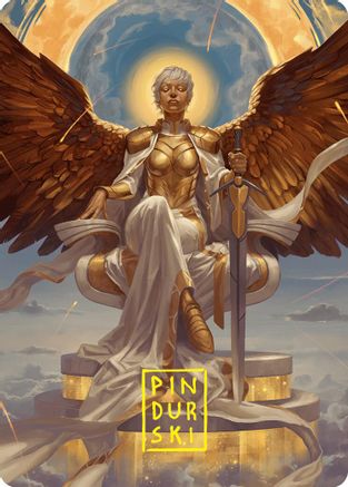 Herald of Eternal Dawn Art Card (27/54) (Gold-Stamped Signature) (ASFDN-027) - Art Series: Foundations