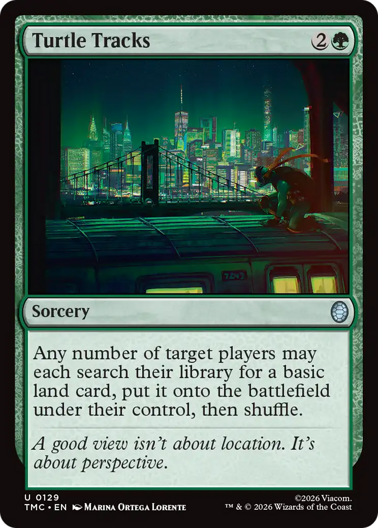 Turtle Tracks [Teenage Mutant Ninja Turtles Commander] | The CG Realm