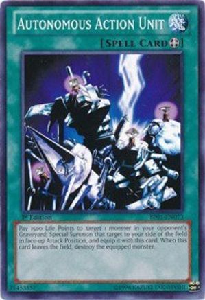 Autonomous Action Unit (BP01-EN073) - Battle Pack: Epic Dawn Unlimited