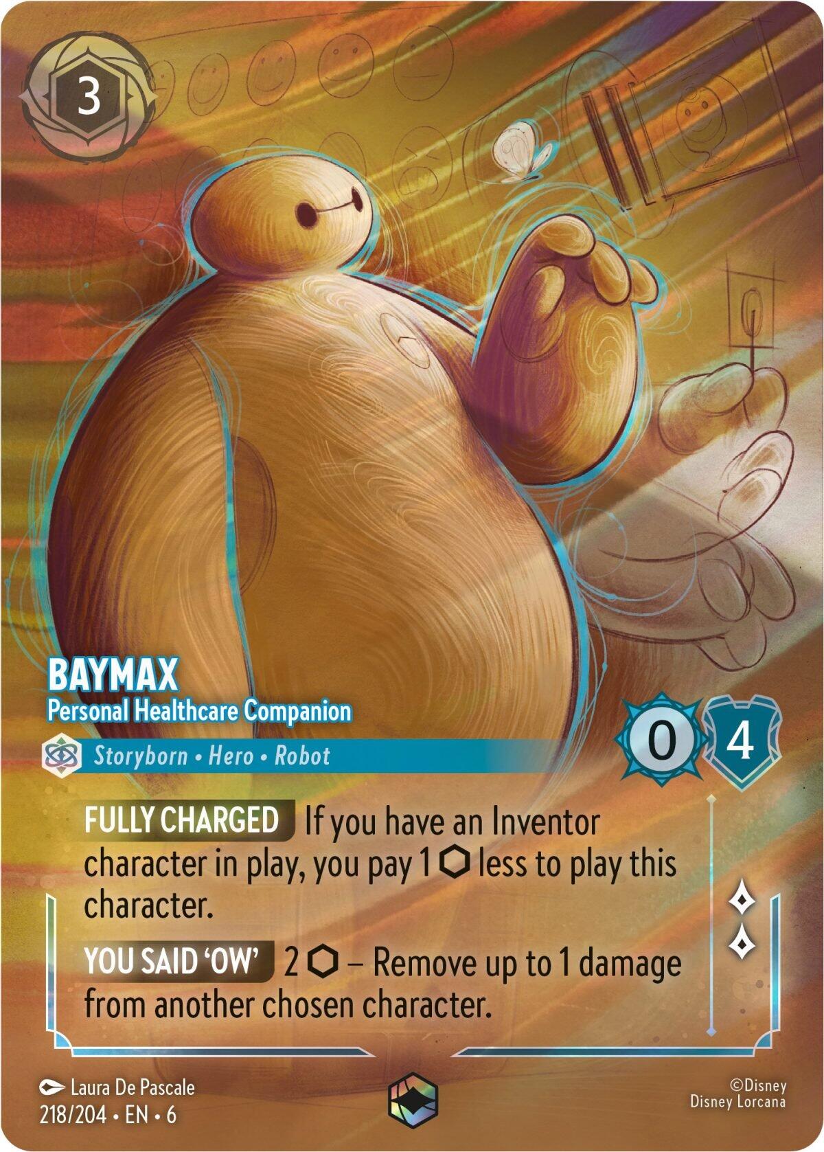 Baymax - Personal Healthcare Companion (Enchanted) (218/204) [Azurite Sea] | The CG Realm