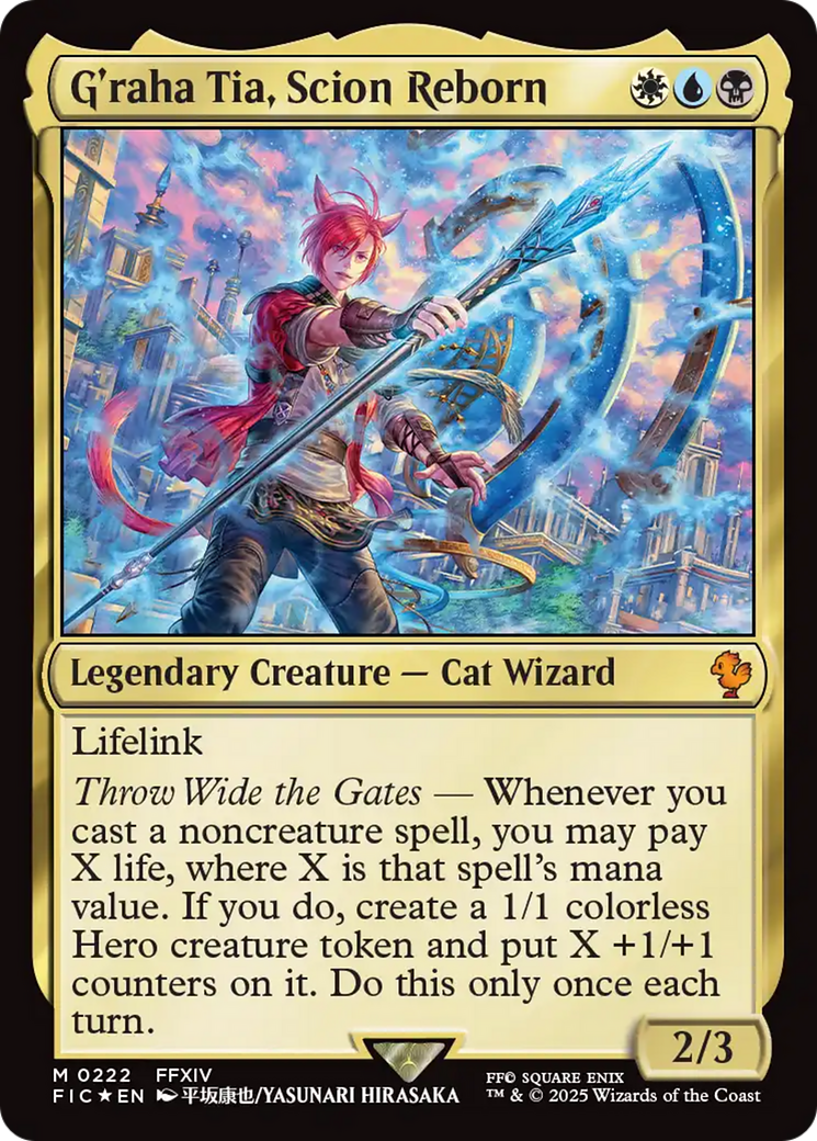 G'raha Tia, Scion Reborn (Surge Foil) [FINAL FANTASY Commander] | The CG Realm