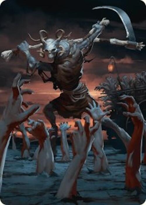 Abyssal Harvester Art Card (34/54) [Foundations Art Series] | The CG Realm