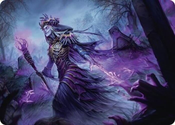 Zul Ashur, Lich Lord Art Card (10/54) [Foundations Art Series] | The CG Realm