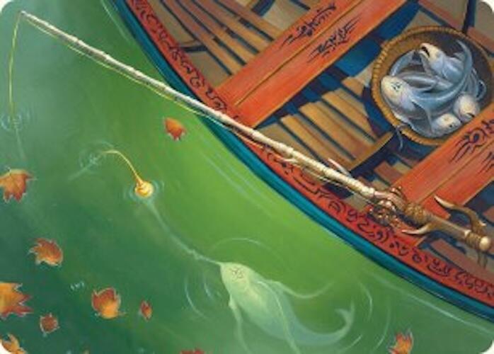 Fishing Pole Art Card (18/54) [Foundations Art Series] | The CG Realm