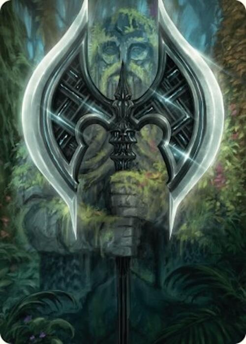 Leyline Axe Art Card (49/54) [Foundations Art Series] | The CG Realm