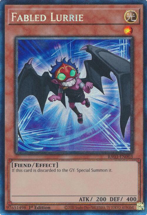 Fabled Lurrie (CR) [RA03-EN003] Prismatic Collector's Rare | The CG Realm