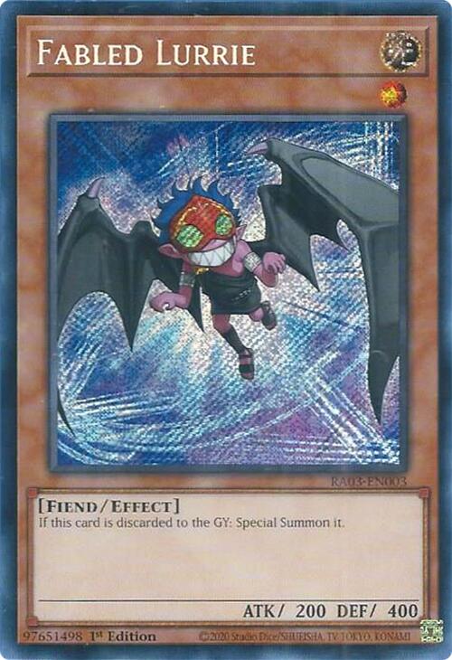 Fabled Lurrie (Secret Rare) [RA03-EN003] Secret Rare | The CG Realm