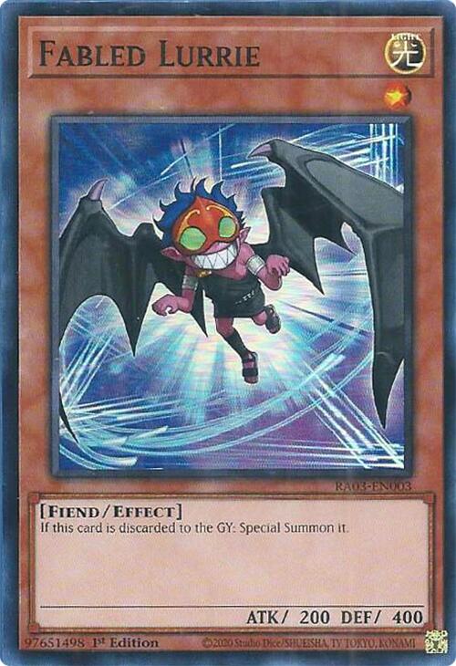 Fabled Lurrie [RA03-EN003] Super Rare | The CG Realm