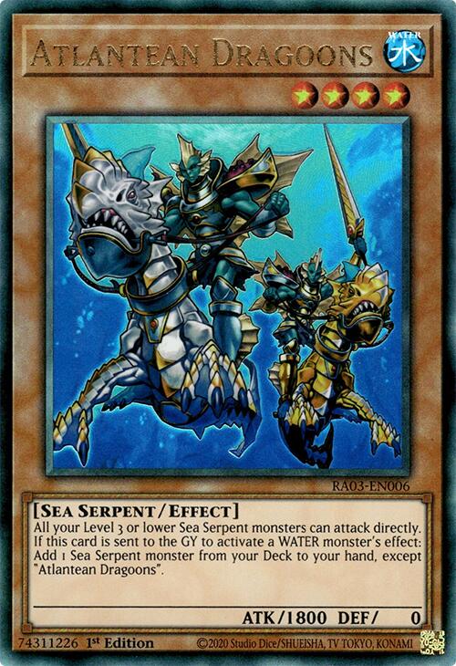 Atlantean Dragoons (UTR) [RA03-EN006] Prismatic Ultimate Rare | The CG Realm