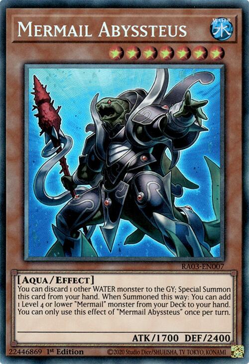 Mermail Abyssteus (CR) [RA03-EN007] Prismatic Collector's Rare | The CG Realm