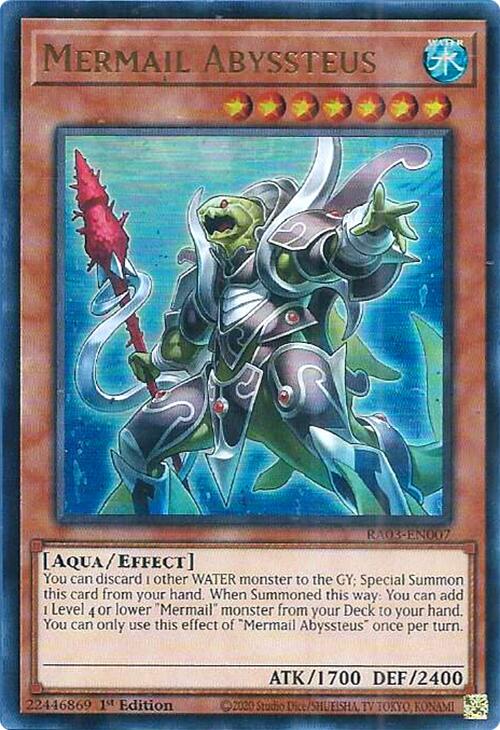 Mermail Abyssteus (UR) [RA03-EN007] Ultra Rare | The CG Realm