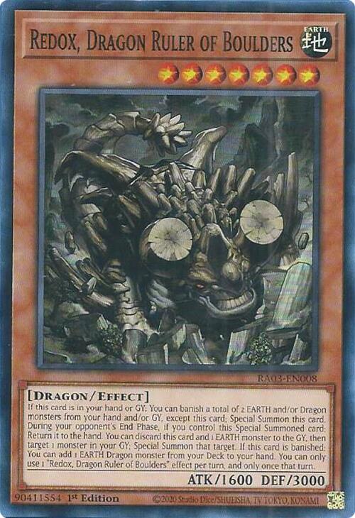 Redox, Dragon Ruler of Boulders [RA03-EN008] Super Rare | The CG Realm