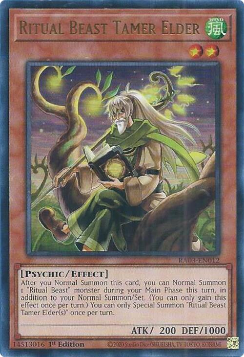 Ritual Beast Tamer Elder (UR) [RA03-EN012] Ultra Rare | The CG Realm