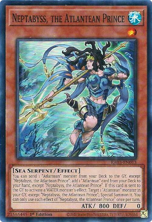 Neptabyss, the Atlantean Prince [RA03-EN013] Super Rare | The CG Realm