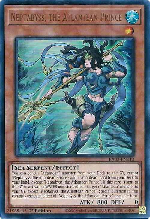 Neptabyss, the Atlantean Prince (UR) [RA03-EN013] Ultra Rare | The CG Realm