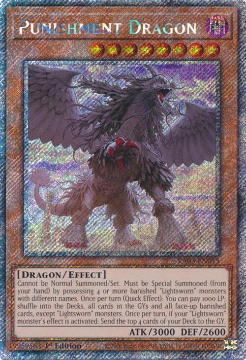 Punishment Dragon (Platinum Secret Rare) [RA03-EN015] Platinum Secret Rare | The CG Realm