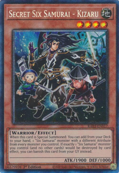 Secret Six Samurai - Kizaru (CR) [RA03-EN017] Prismatic Collector's Rare | The CG Realm