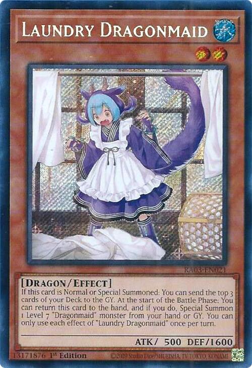 Laundry Dragonmaid (Secret Rare) [RA03-EN021] Secret Rare | The CG Realm
