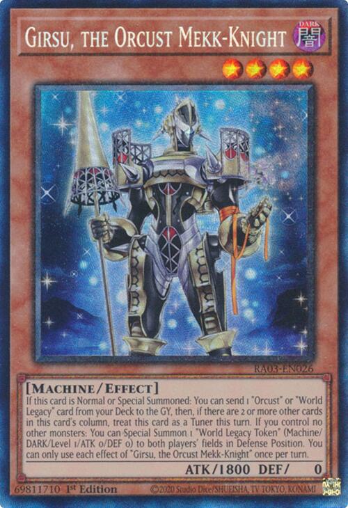 Girsu, the Orcust Mekk-Knight (CR) [RA03-EN026] Prismatic Collector's Rare | The CG Realm