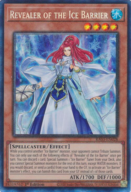 Revealer of the Ice Barrier (CR) [RA03-EN028] Prismatic Collector's Rare | The CG Realm