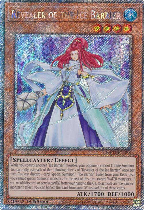 Revealer of the Ice Barrier (Platinum Secret Rare) [RA03-EN028] Platinum Secret Rare | The CG Realm