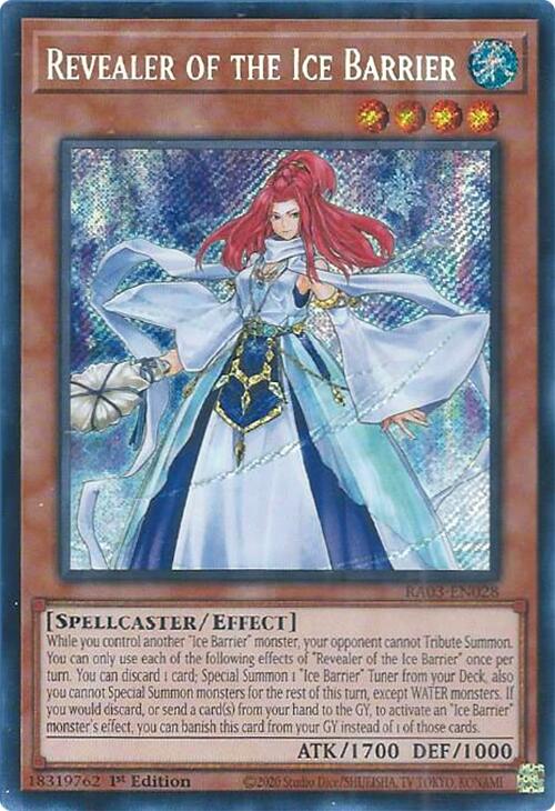 Revealer of the Ice Barrier (Secret Rare) [RA03-EN028] Secret Rare | The CG Realm