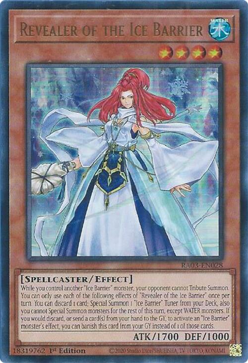 Revealer of the Ice Barrier (UR) [RA03-EN028] Ultra Rare | The CG Realm