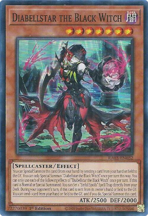 Diabellstar the Black Witch [RA03-EN032] Super Rare | The CG Realm